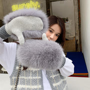 Women's warm winter mittens - MRSLM