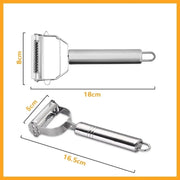 stainless steel double-head vegetable peeler, view 7 - MRSLM