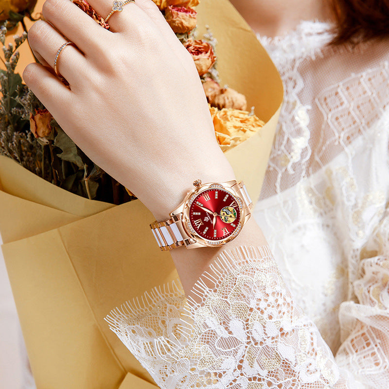 women's automatic mechanical luminous watch, view 4 - MRSLM
