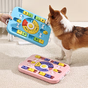 interactive dog puzzle slow feeder, view 4 - MRSLM