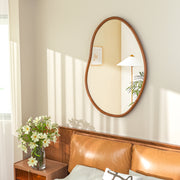 Mid century asymmetrical wall mirror, view 5 - MRSLM