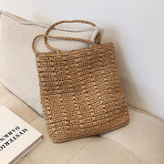 summer straw tote bag, view 3 - MRSLM