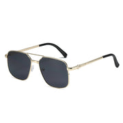 metal square frame sunglasses, view 4 - MRSLM