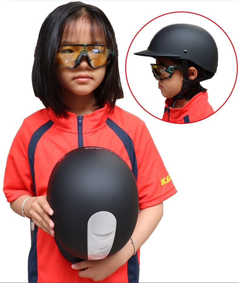 equestrian riding helmet, view 9 - MRSLM