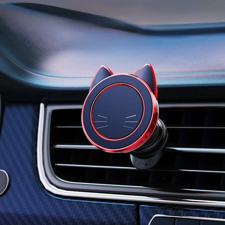 Universal Magnetic Car Phone Mount with Wireless Charging
