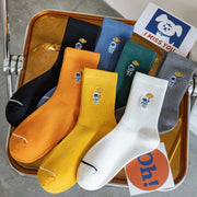 Embroidered astronaut space socks, view 8 - MRSLM