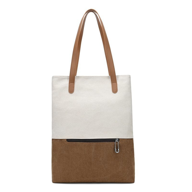 retro canvas shoulder handbag, view 7 - MRSLM