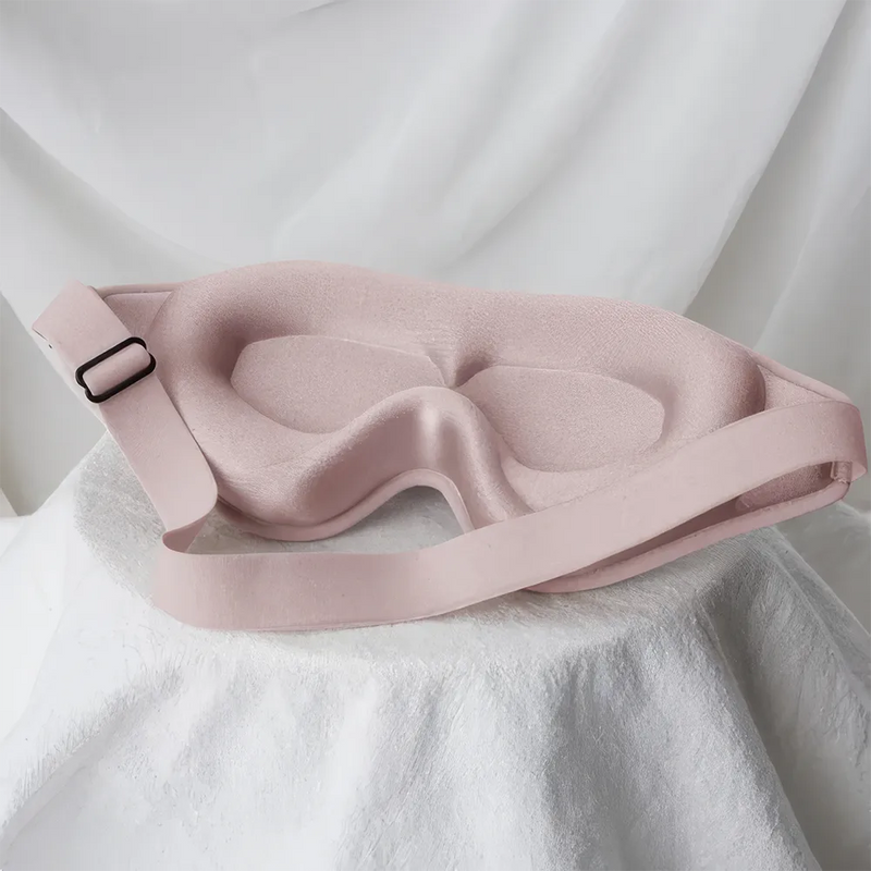 Seiden-3D-konturierte Schlafmaske