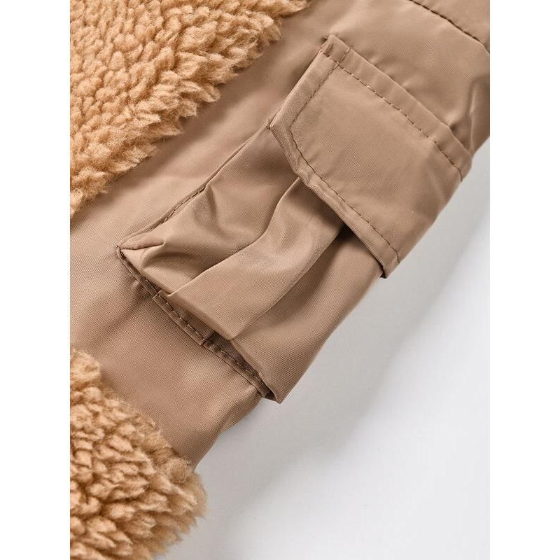 Women's lamb wool jacket, view 7 - MRSLM