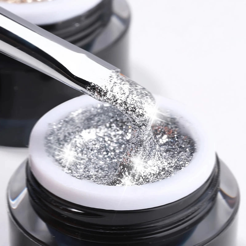 high flash glitter gel nail polish set, view 7 - MRSLM