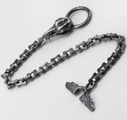 vintage raven head silver bracelet - MRSLM