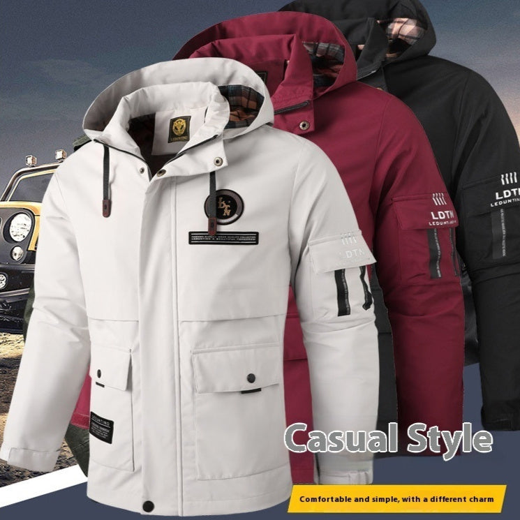 Men's hooded outdoor jacket - MRSLM