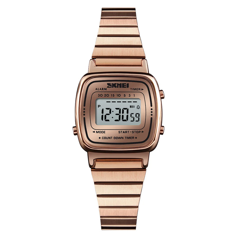 Luxury Gold Digital Watch