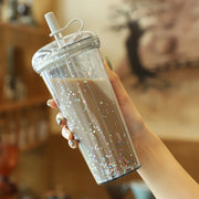 kawaii bubble tea water bottle, view 3 - MRSLM