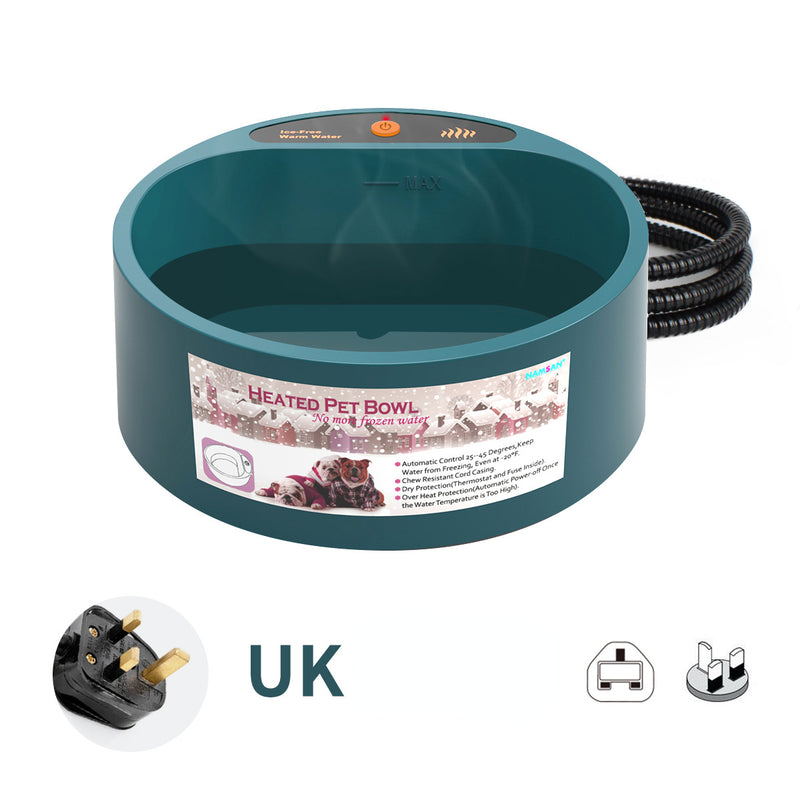 heated pet water bowl, view 2 - MRSLM