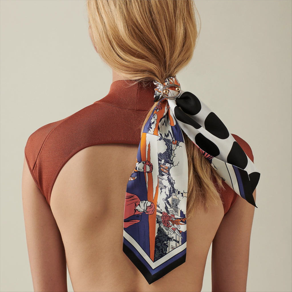 Women's Silk Skinny Scarf