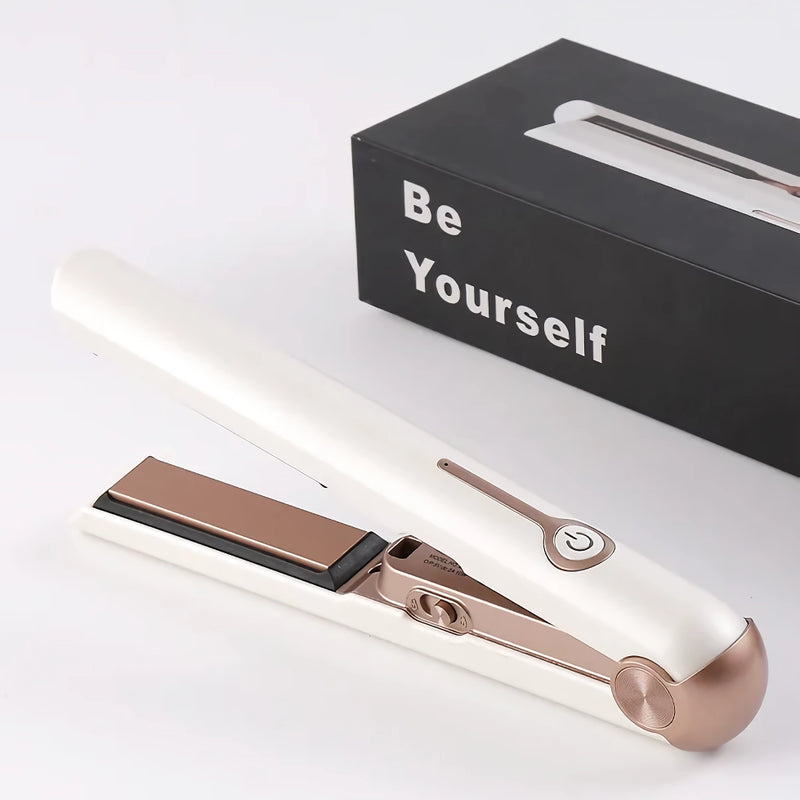 portable mini usb hair straightener, view 2 - MRSLM