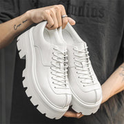 height increasing leather loafers - MRSLM