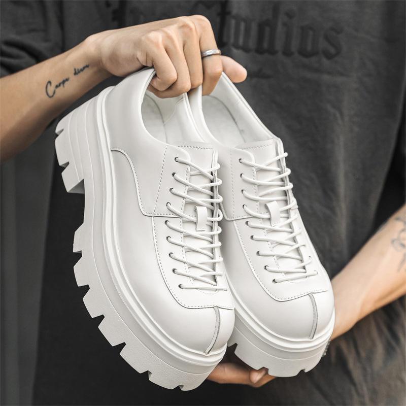 height increasing leather loafers - MRSLM