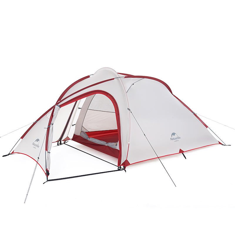 Tenda ultraleve com um quarto e sala de estar
