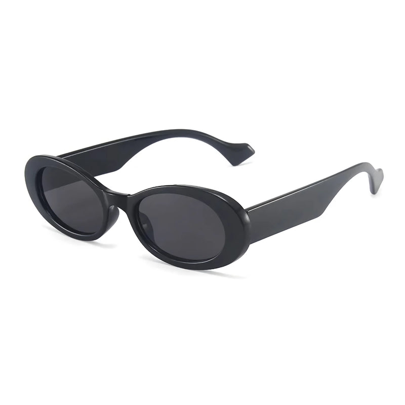 retro oval sunglasses, view 4 - MRSLM