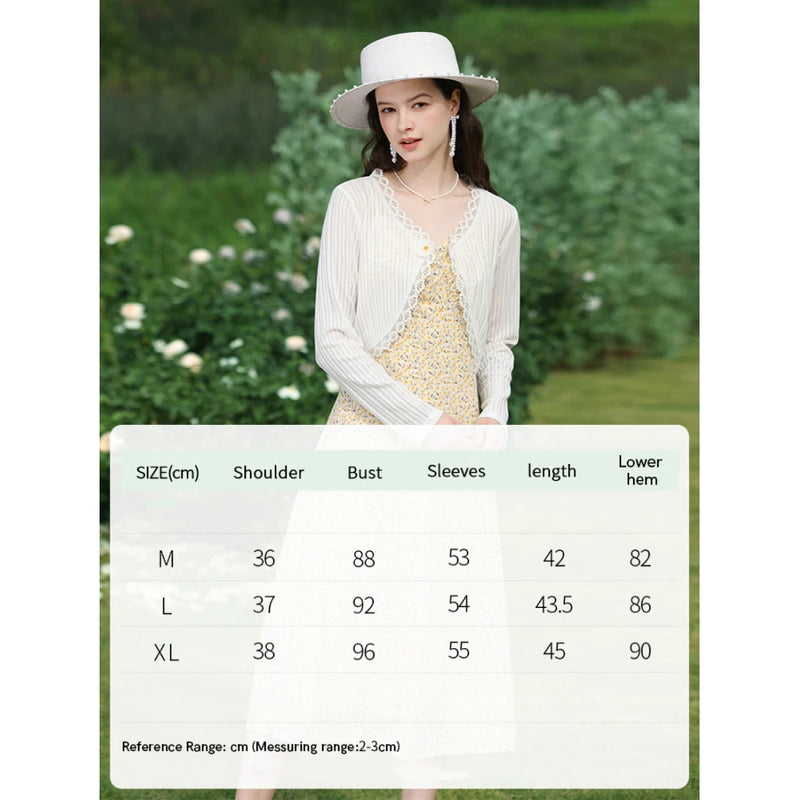 floral lace V-neck jacket, view 8 - MRSLM