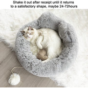 faux fur bed for small dogs and kittens, view 5 - MRSLM