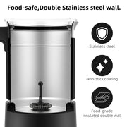 detachable 5-in-1 milk frother and steamer, view 9 - MRSLM