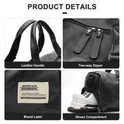 Men's waterproof travel bag with shoe compartment, view 7 - MRSLM