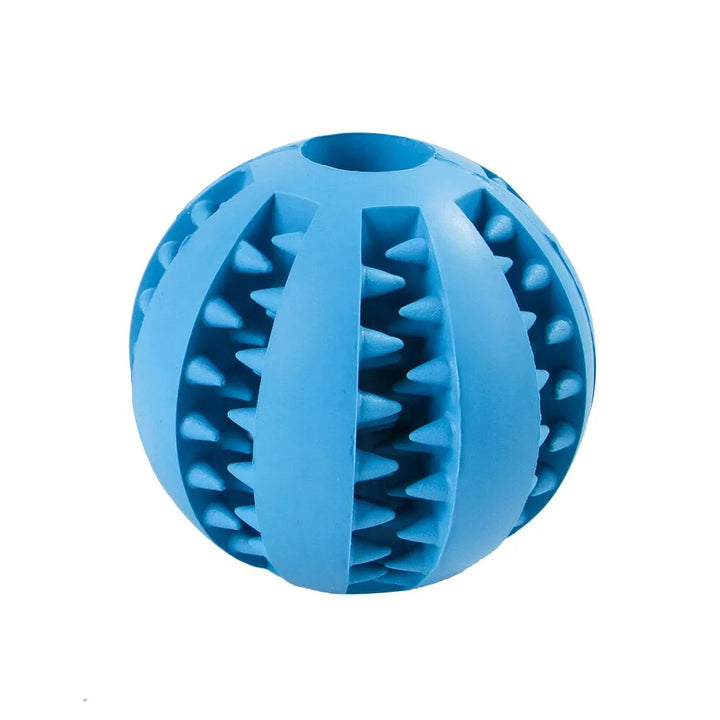 Interactive Dog Treat Ball for Teeth Cleaning and Play