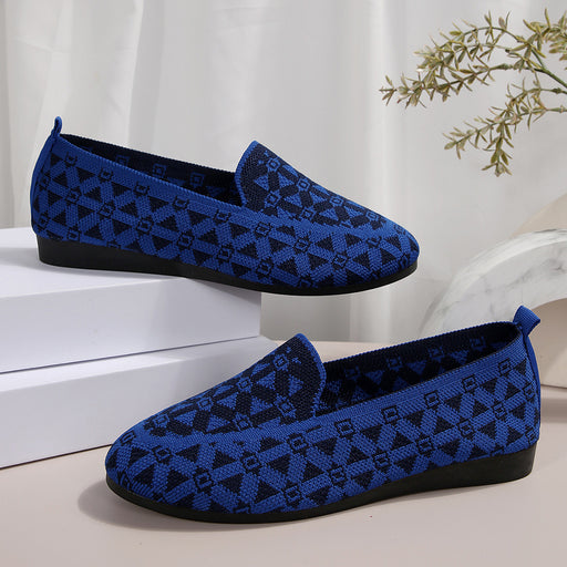 Round-toe breathable flat loafers, view 9 - MRSLM