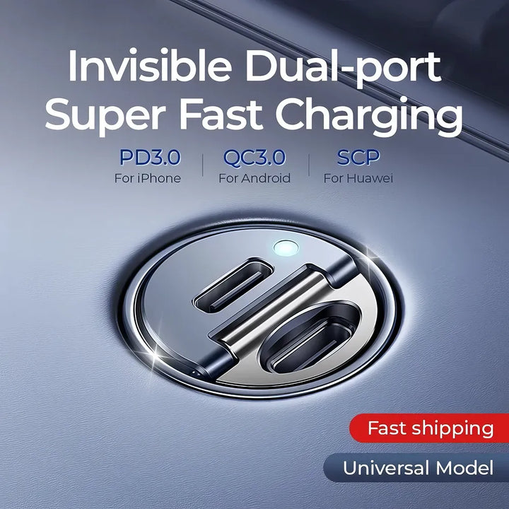 30W Pull Ring Car Charger