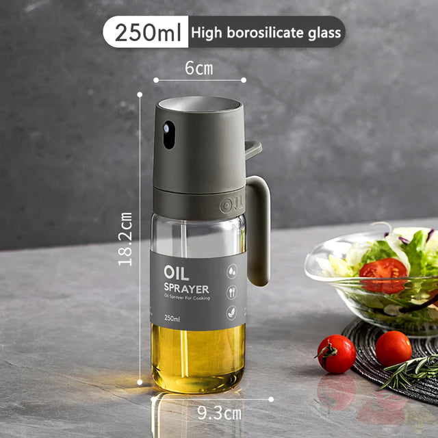 250ml glass oil spray bottle, view 3 - MRSLM