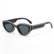 gradient cat eye sunglasses, view 6 - MRSLM