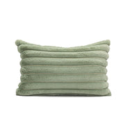 patchwork pu leather cushion cover, view 4 - MRSLM