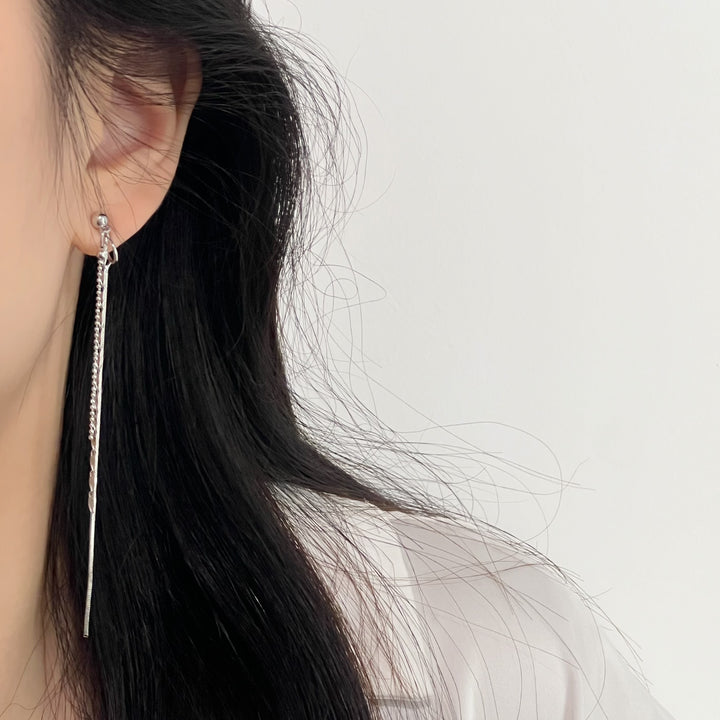 Women's Temperament Fashion Long Tassel Earrings