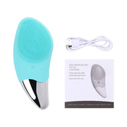 electric silicone face cleansing brush, view 2 - MRSLM
