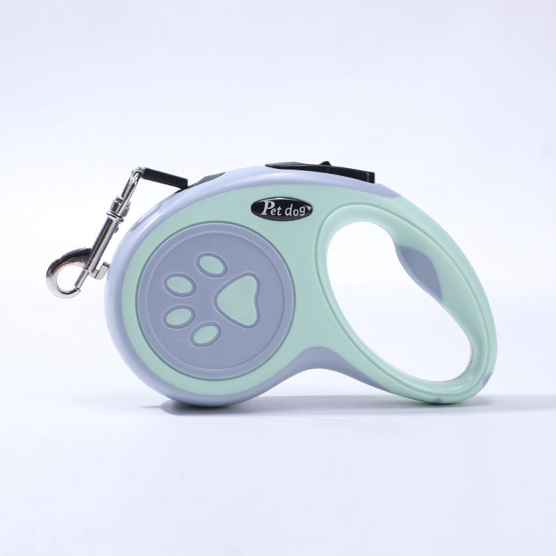 retractable nylon dog leash, view 2 - MRSLM