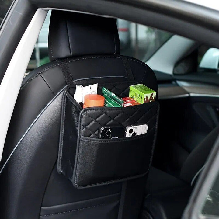 Waterproof Car Seat Back Organizer with Phone Pocket