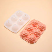 rose-shaped silicone ice cube tray with lid, view 2 - MRSLM