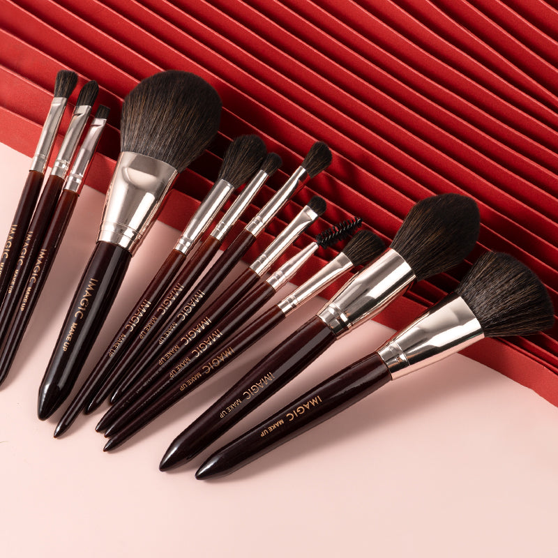 12-piece makeup brush set, view 3 - MRSLM