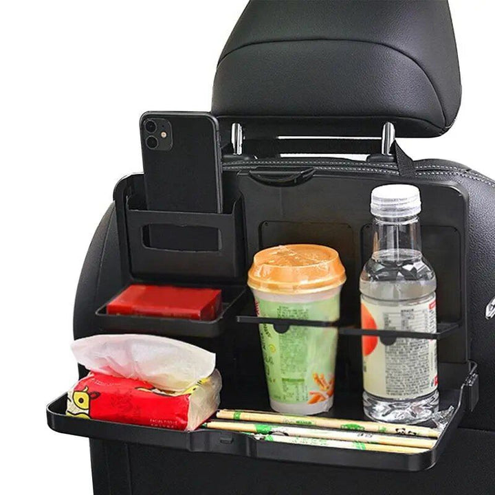 Foldable Car Back Seat Tray with Cup Holder