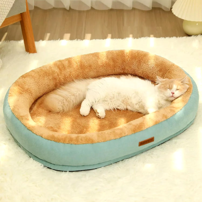 Cama fofa de inverno para cachorros e gatos