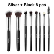 8-piece makeup brush set, view 2 - MRSLM