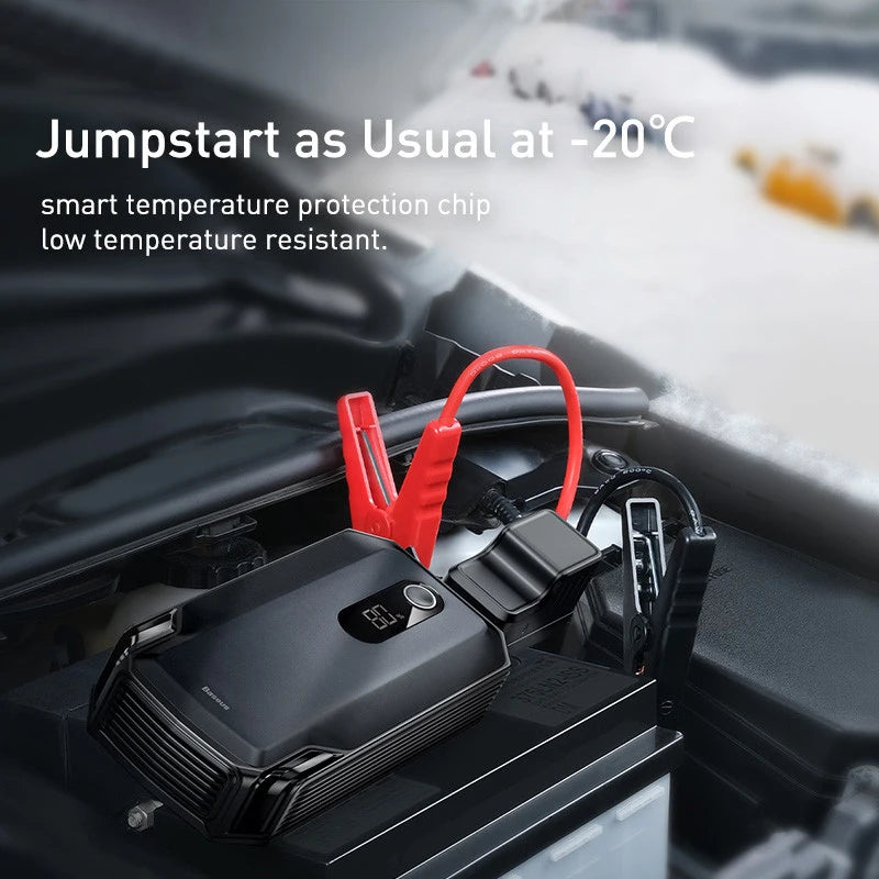 2000A portable car jump starter power bank, view 5 - MRSLM