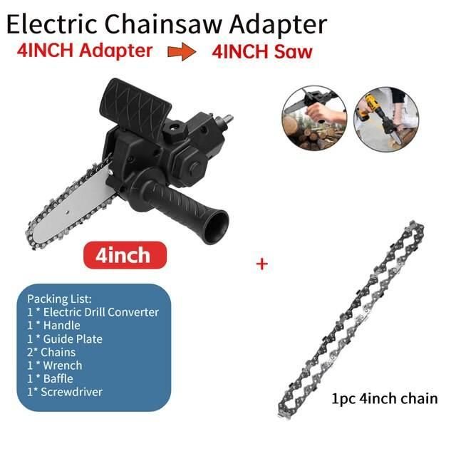 6 Inch Chainsaw Drill Attachment