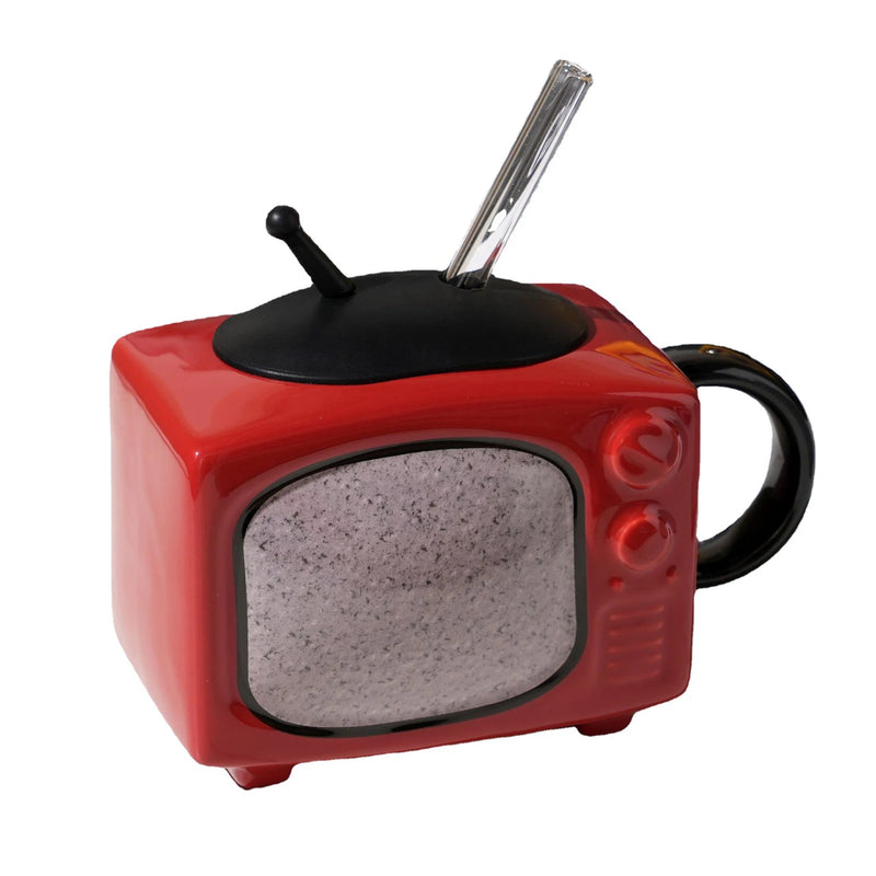 Television-shaped ceramic mug, view 3 - MRSLM