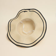 bowknot straw sun hat, view 8 - MRSLM