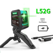 2-line self-leveling laser level with tripod, view 15 - MRSLM