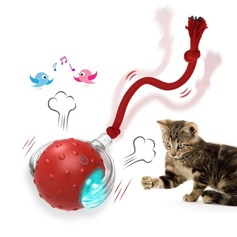 interactive cat rolling ball, view 7 - MRSLM